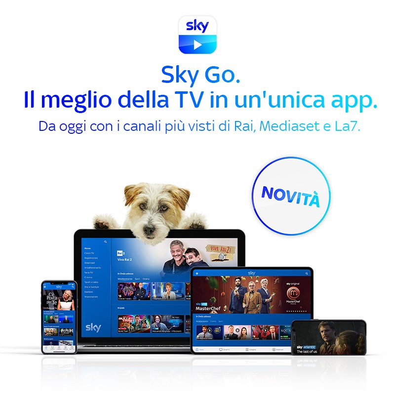 Sky Go App offers all the Italian Channels to its subscribers
